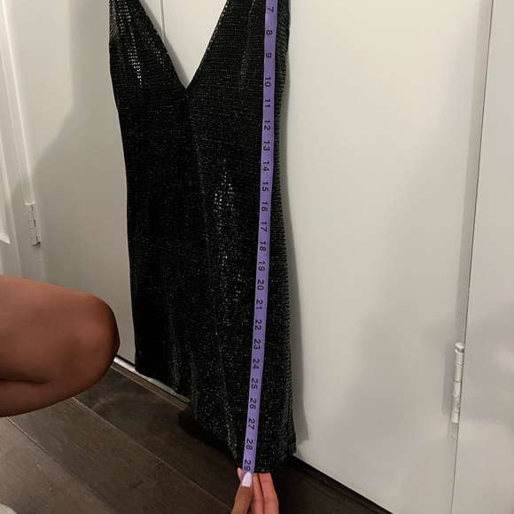 SLA THE LABEL BLACK SEQUIN DRESS - Picture 8 of 9